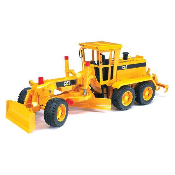 Bruder Грейдер CAT 02-436Грейдер CAT 02-436 Bruder Грейдер CAT 02-436Грейдер CAT 02-436Грейдер CAT Bruder снабжён двумя отвалами. Особенности: Передний отвал регулируется по высоте и фиксируется в нескольких положениях. У среднего отвала можно отрегулировать угол поворота и высоту расположения самого отвала относительно земли. Две стороны среднего отвала регулируются независимо друг от друга. Передние колёса грейдера поворачиваются специальной ручкой. Пятитрубчатый разрыхлитель грейдера можно установить в два положения – рыхление, зависание. Колёса прорезинены. Размер упаковки: 65,5*20*25,5 Модель 1:16.<br>