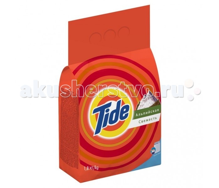 

Tide Порошок для ручной стирки Альпийская Cвежесть 1.8 кг, Порошок для ручной стирки Альпийская Cвежесть 1.8 кг