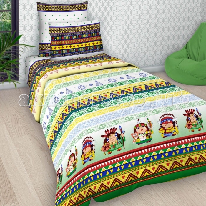 

Постельное белье Letto Индейцы (3 предмета), Индейцы (3 предмета)