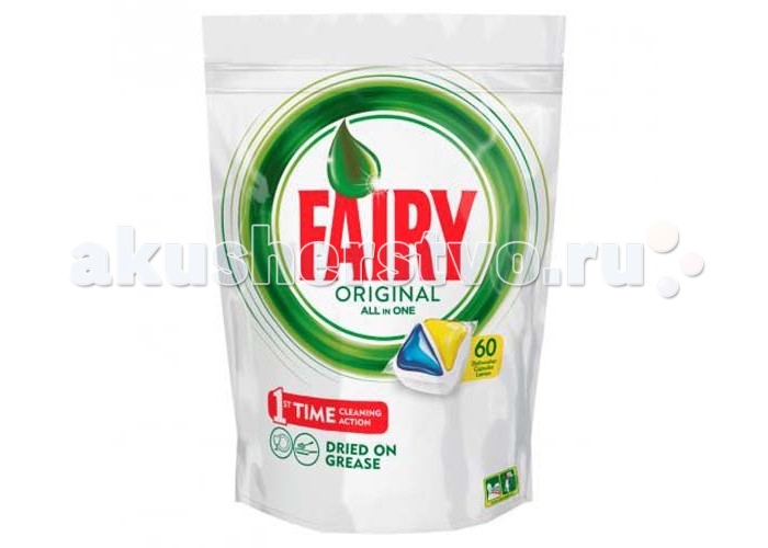 Бытовая химия Fairy P&G All in 1 Средство для мытья посуды в капсулах д/автоматических посудомоечных машин Лимон 60шт, Бытовая химия - артикул:257481 Бытовая химия Fairy P&G All in 1 Средство для мытья посуды в капсулах д/автоматических посудомоечных машин Лимон 60шт, Бытовая химия - артикул:257481