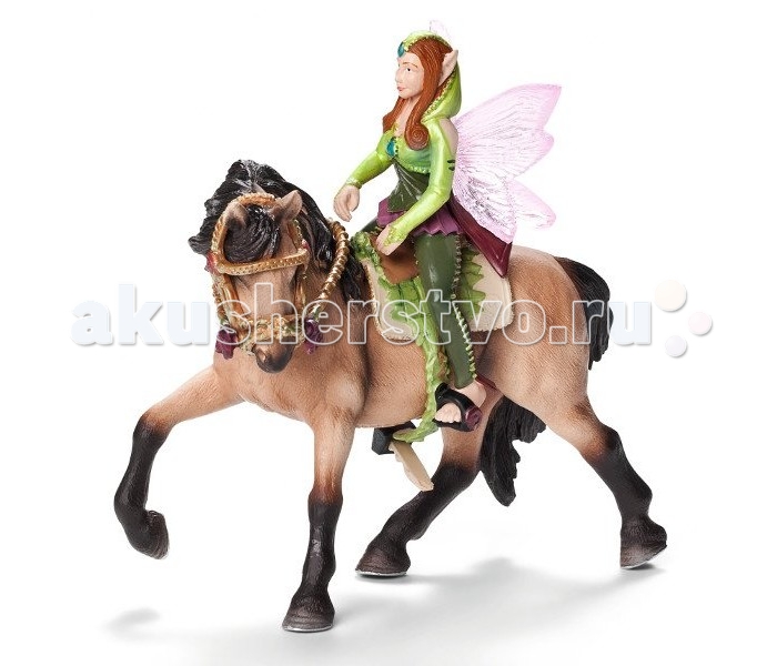 Игровые фигурки Schleich Игровая фигурка Лесная эльфийка-наездница фигурки игрушки schleich лесная эльфийка наездница