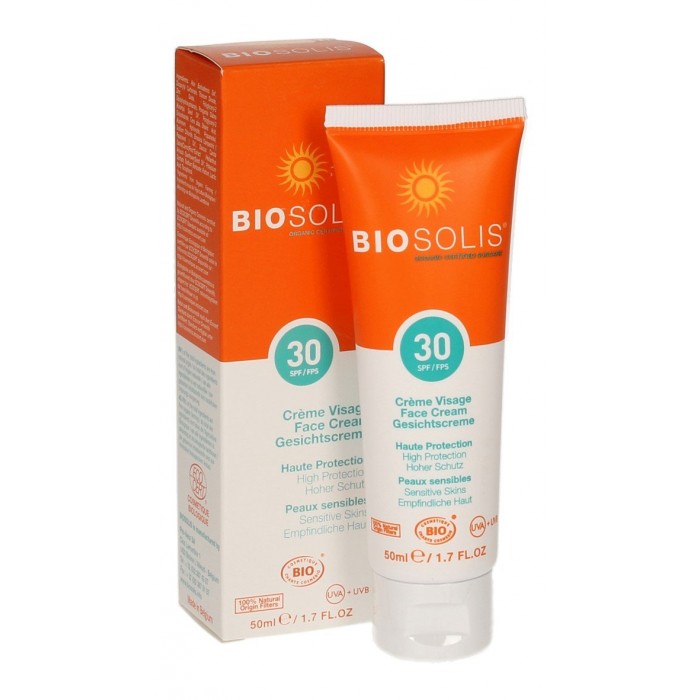 Солнцезащитные средства Biosolis Крем солнцезащитный для лица SPF30 50 мл солнцезащитные средства biosolis молочко для тела после загара 150 мл