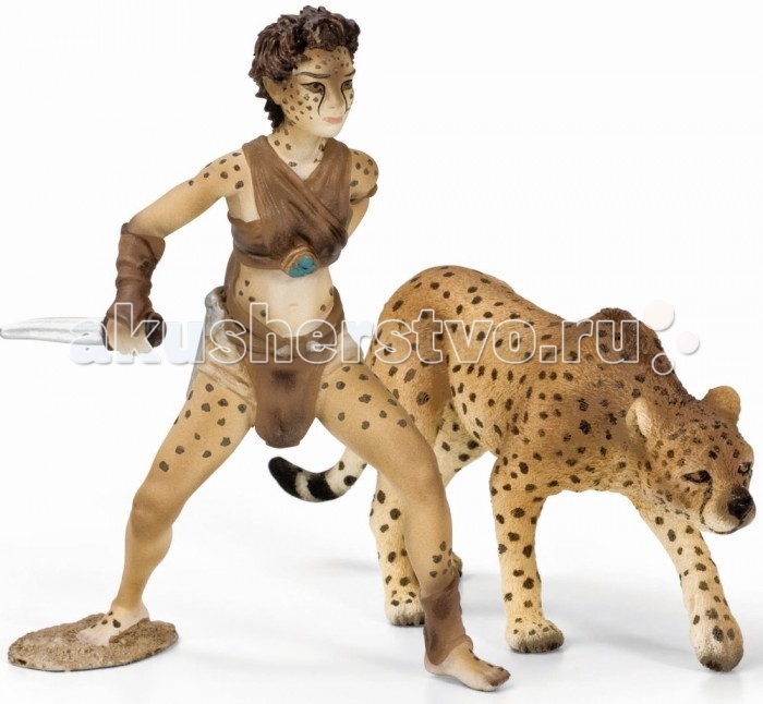 Игровые фигурки Schleich Игровая фигурка Эльфы Лиасса и гепард фигурки игрушки schleich чайка