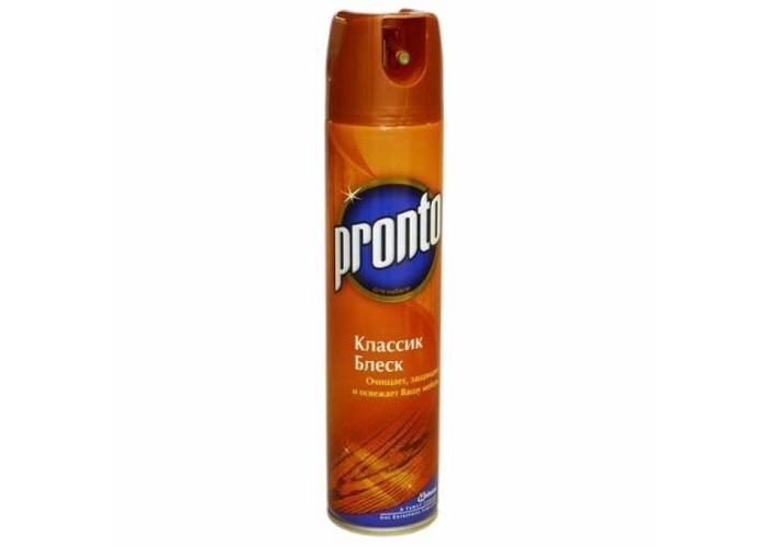 Бытовая химия Pronto Классик полироль спрей для мебели 250 мл полироль для мебели centralin 150мл