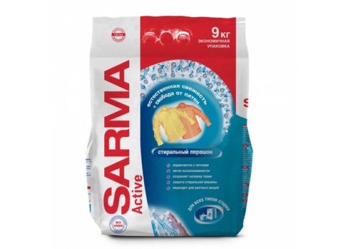 Sarma Порошок Горная свежесть Универсальный 9000 г