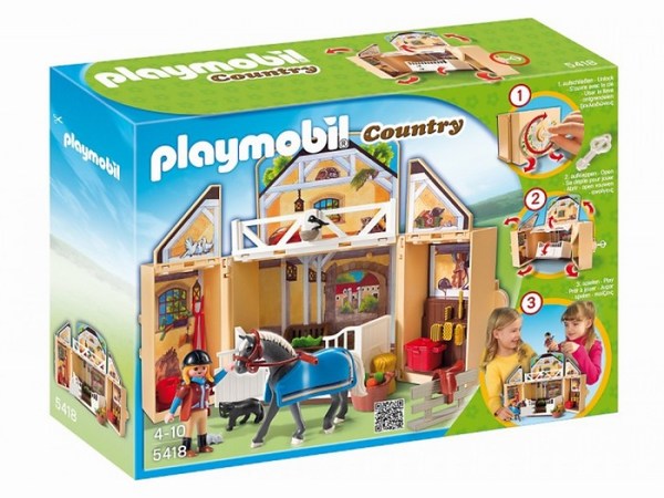 

Конструктор Playmobil Возьми с собой Конюшня