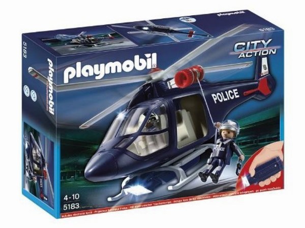 

Конструктор Playmobil Полиция: Полицейский вертолет