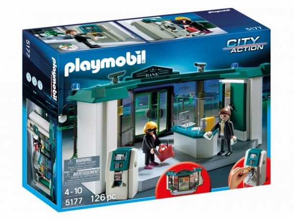 

Конструктор Playmobil Полиция: Банк с сейфом