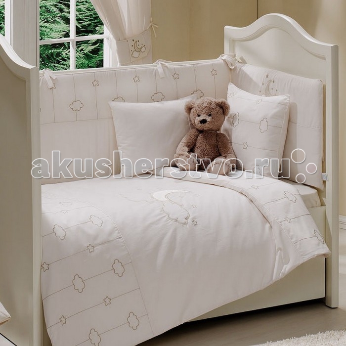 фото Комплект в кроватку fiorellino luna elegant 125x65 (5 предметов)