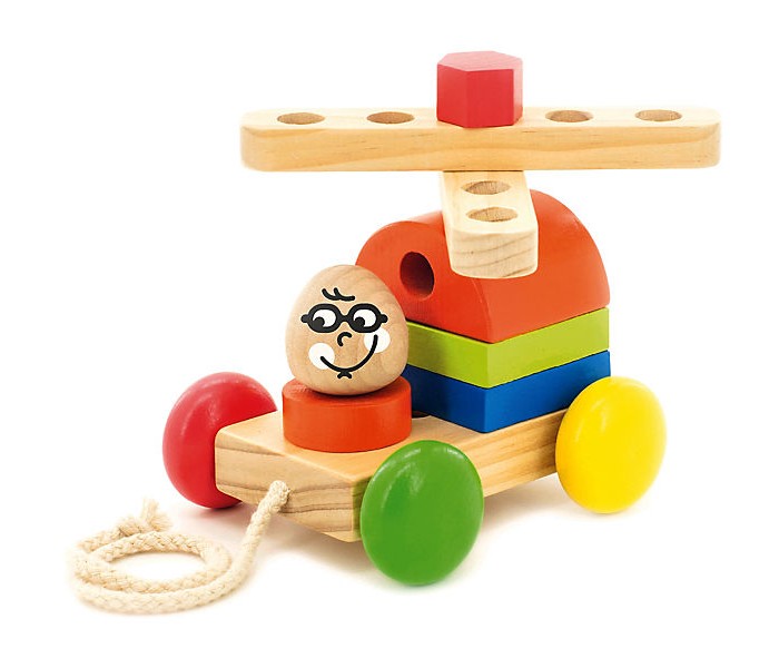 

Каталка-игрушка Мир деревянных игрушек Вертолет, Вертолет