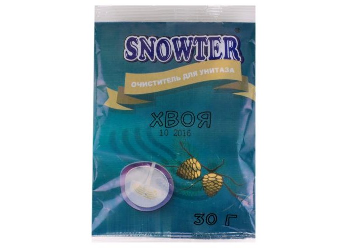 Бытовая химия Snowter Очиститель для унитазов подвестка Хвоя 30 г гигиенические блоки и таблетки для унитазов