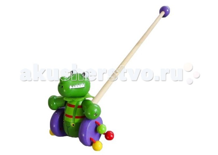 Каталки-игрушки Mapacha Каталка Динозаврик каталки fisherprice каталка обучающая черепашка на колесиках