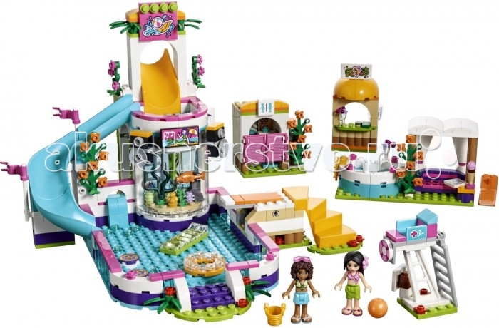 

Конструктор Lego Friends Летний бассейн, Friends Летний бассейн