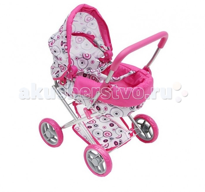 

Коляска для куклы 1 Toy с люлькой премиум 56 х 36 х 64.5 см Т52269