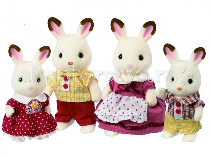 фото Sylvanian Families Игровой набор Семья Шоколадных Кроликов