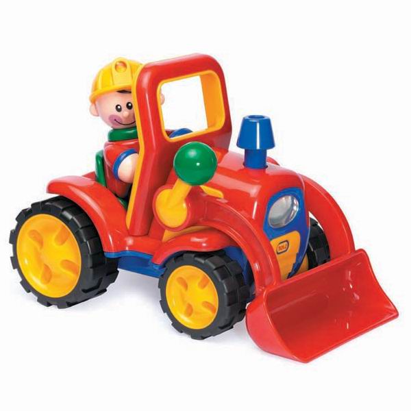 Tolo Toys БульдозерБульдозер Tolo Toys БульдозерБульдозерЭлектронный экскаватор. В набор входит фигурка строителя из коллекции «Первые Друзья». Нажми на голову c строителя и экскаватор отправится на работу. Нажми на сигнал экскаватора и фары загорятся. Тормозные фары загораются, когда экскаватор останавливается. Нажми на рычаг и приведи ковш экскаватора в действие. Машинка может ездить с выключенным мотором. Игрушки Tolo отличаются высоким качеством изготовления и повышенной прочностью.<br>