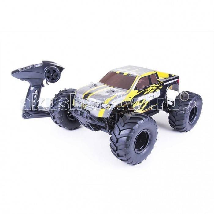 Pilotage Радиоуправляемая автомодель 1/10 Monster Stem 10 EP 4WD электро RTRРадиоуправляемая автомодель 1/10 Monster Stem 10 EP 4WD электро RTR Pilotage Радиоуправляемая автомодель 1/10 Monster Stem 10 EP 4WD электро RTRРадиоуправляемая автомодель 1/10 Monster Stem 10 EP 4WD электро RTRPilotage Радиоуправляемая автомодель 1/10 Monster Stem 10 EP 4WD электро RTR с коллекторным электродвигателем. Эта модель предназначена для покорения бездорожья. Трамплины и ухабистые дорожки, крутые виражи и извилистые трассы эта трагги «проглатывает» не замечая, благодаря, надежным амортизаторам, огромным колесам и отлаженному рулевому управлению. Модель выпускается с различными вариантами раскраски кузова. Эта радиоуправляемая машина предназначен для людей, которые просто хотят выйти с моделью на природу и получать удовольствие! Конструкция из специального энергопоглощающего пластика позволяет этой модели показывать по истине выдающиеся характеристики живучести. На модели установлен комбинированный приемник с интегрированным регулятором скорости и серво руля. Современный компактный радиопередатчик позволяет запускать одновременно несколько машин, не заботясь о пересечении частот. Модель полностью собрана и настроена на заводе Мощные длинноходные амортизаторы Привод на 4 колеса Надежный коллекторный двигатель серии 540 с встроенным вентилятором Встроенная защите серво руля Мягкие шины большого диаметра В комплект входит NiMH аккумулятор 7.2V и зарядное устройство Радиоуправление без помех. Полноприводный STEM 10 MONSTER EP в масштабе 1:10 с коллекторным электродвигателем.<br>
