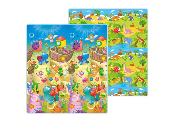 

Игровой коврик Mambobaby Морские жители и Динозавры 200 х 180 х 1 см
