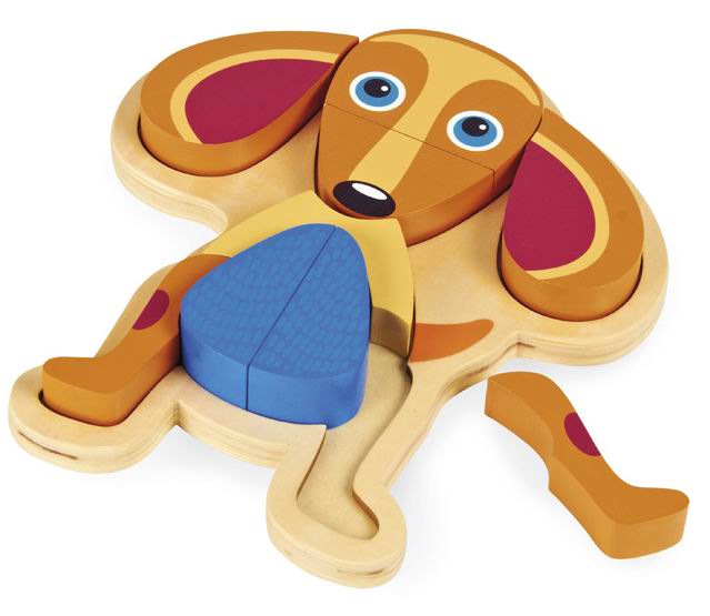 Деревянная игрушка Oops Пазл Собака