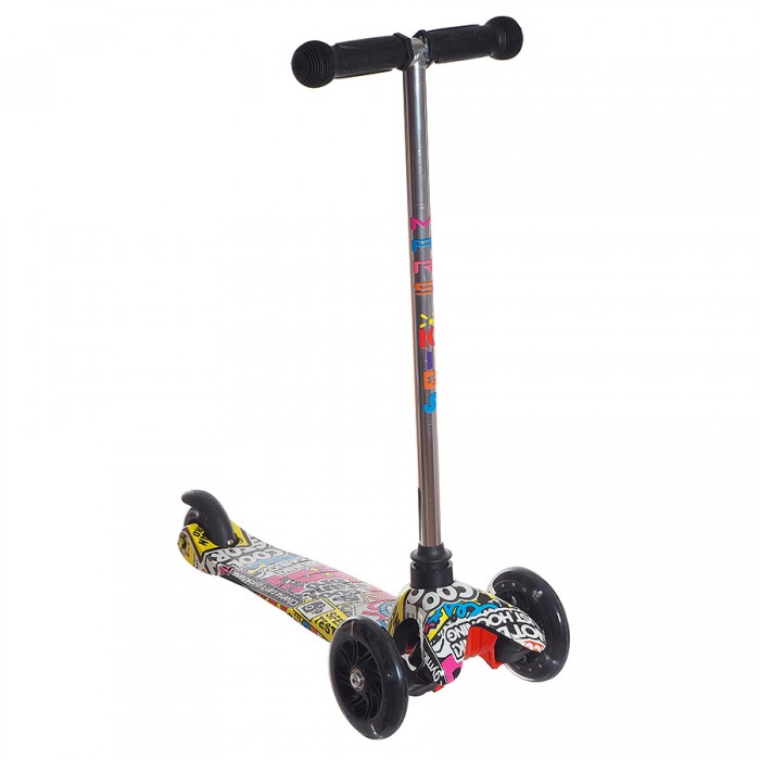 Трехколесный самокат Suncolor Mars Kids Mini Light граффити