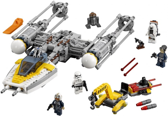 Конструктор Lego Star Wars 75172 Звёздный истребитель типа YStar Wars 75172 Звёздный истребитель типа Y Конструктор Lego Star Wars 75172 Звёздный истребитель типа YStar Wars 75172 Звёздный истребитель типа YLego Star Wars 75172 Звёздный истребитель типа Y - если повстанцам нужен мощный истребитель, на помощь приходит Вай-Винг. Подведи погрузчик оружия и загрузи амуницию. Затем посади пилота, подымай шасси и вперед в небо! Как только ты увидишь цель, начинай стрелять из шутеров. Не забудь повернуть штурвал, чтобы открыть люк и сбросить бомбы. Собери свою коллекцию героев Звездных воин и проиграй множество битв и разных ситуаций со своими персонажами.<br>