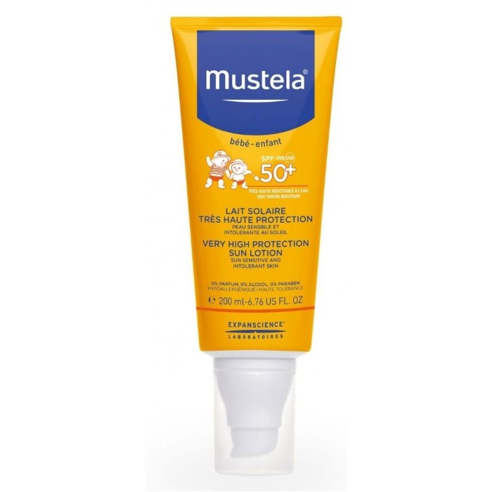 фото Mustela Sun Солнцезащитное молочко SPF 50+ 200 мл