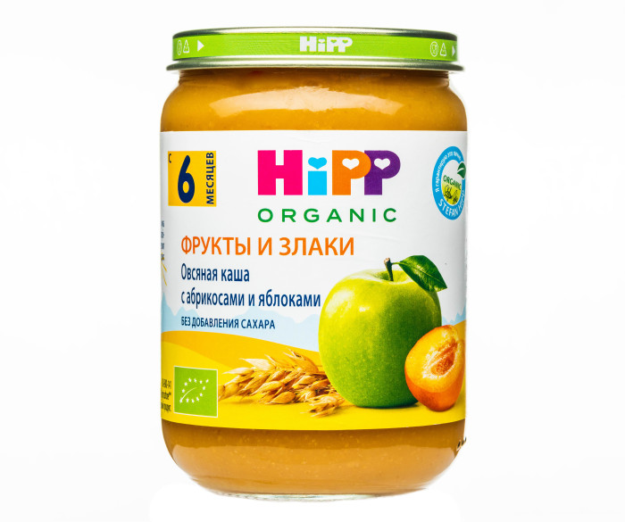 Каша молочная hipp овсяно-пшеничная с яблоком спокойной ночи с 6 мес 250 г