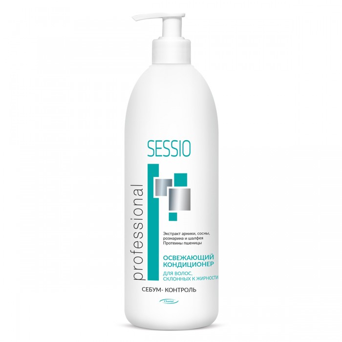 

Sessio Кондиционер освежающий для волос, склонных к жирности 500 г, Кондиционер освежающий для волос, склонных к жирности 500 г