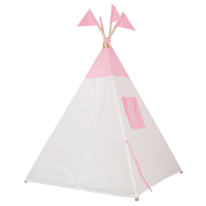 VamVigvam Вигвам Simple Pink с окном и карманомВигвам Simple Pink с окном и карманом VamVigvam Вигвам Simple Pink с окном и карманомВигвам Simple Pink с окном и карманомVamVigvam Вигвам Simple Pink с окном и карманом сделан полностью из натуральных экологичных материалов. Ткань - 100% хлопок высокого качества. Рейки - шлифованная береза. Длина 180 см, диаметр 2,2 см. Скосы на концах реек, отверстия под крепеж ткани в верхней части реек. Высота вигвама в собранном виде 160 см. Основание 110 х 110 см. В комплект вигвама входит: 4 рейки, ткань, веревка, мягкие наклейки на нижнее основание реек, инструкция по сборке. Вес комплекта в упаковке 2,6 кг.<br>