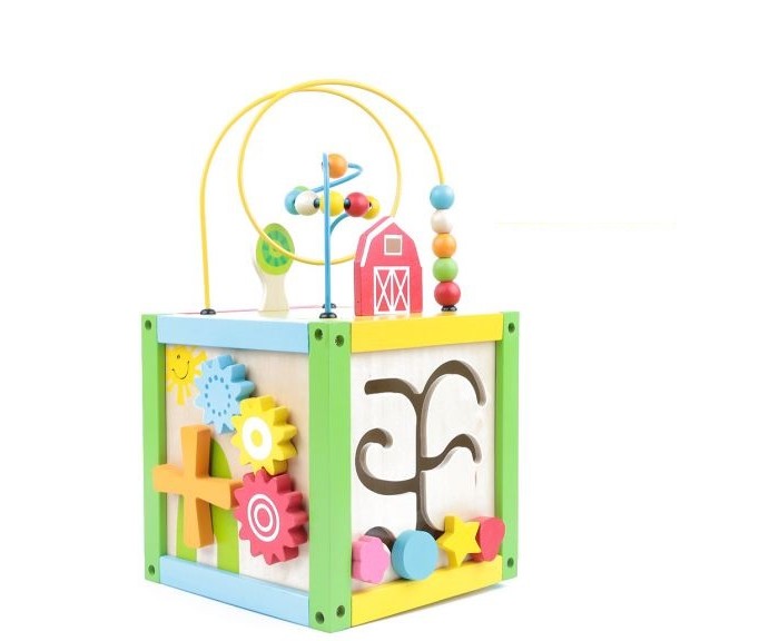 

Деревянная игрушка Edufun Развивающий Куб