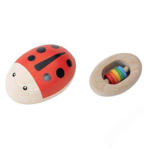 Деревянные игрушки Plan Toys погремушка Божья коровка погремушки plan toys погремушка зайчик