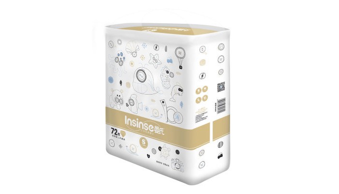 

Insinse Подгузники Q6 S (3-6 кг) 72 шт. супертонкие, Подгузники Q6 S (3-6 кг) 72 шт. супертонкие