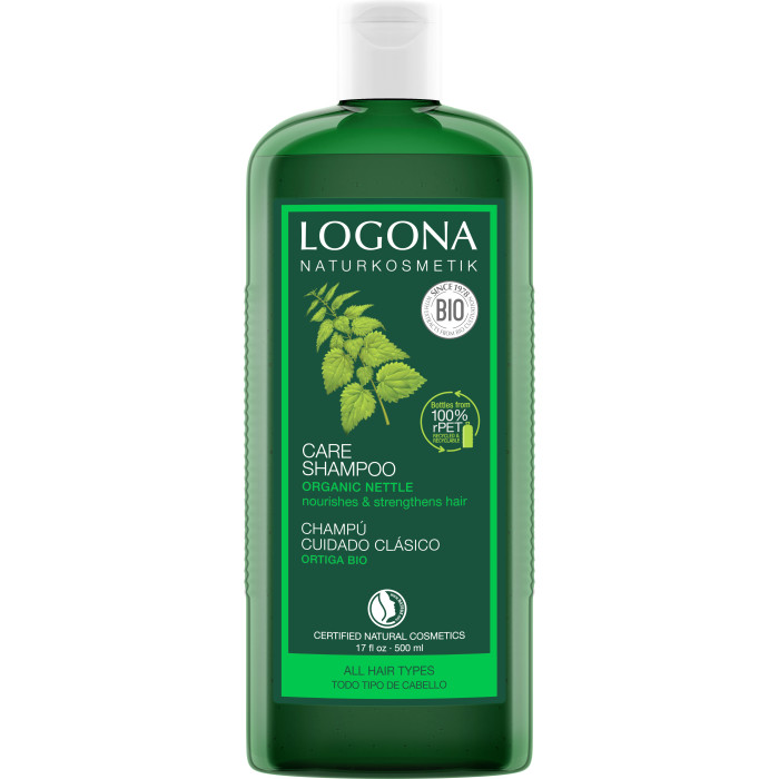 Logona Шампунь для базового ухода за волосами с Экстрактом Крапивы 500 мл