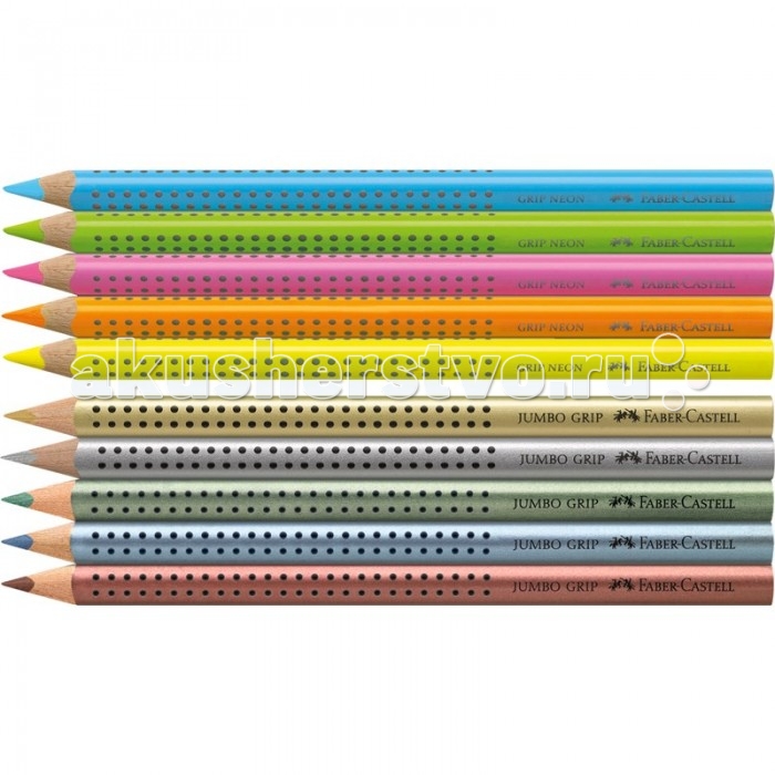 

Faber-Castell Набор цветных карандашей Jumbo Grip точилка, Набор цветных карандашей Jumbo Grip точилка