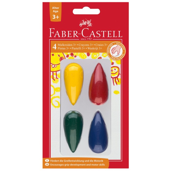 Faber Castell Мелки для дошкольного возраста в блистере 4 шт