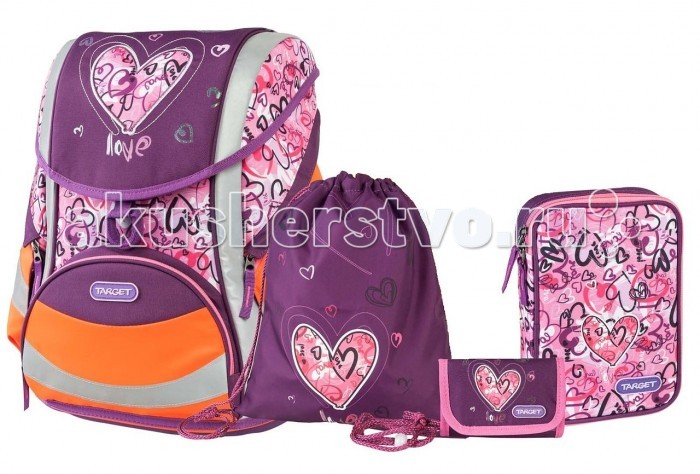 

Target Collection Ранец Сердце 4 в 1