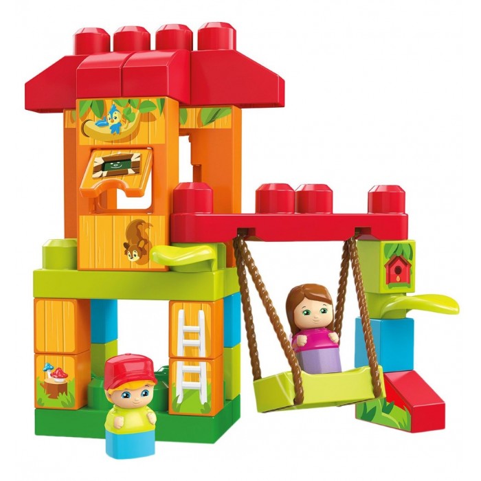 Конструктор Mega Bloks Mattel First Builders Веселые качели (29 деталей)