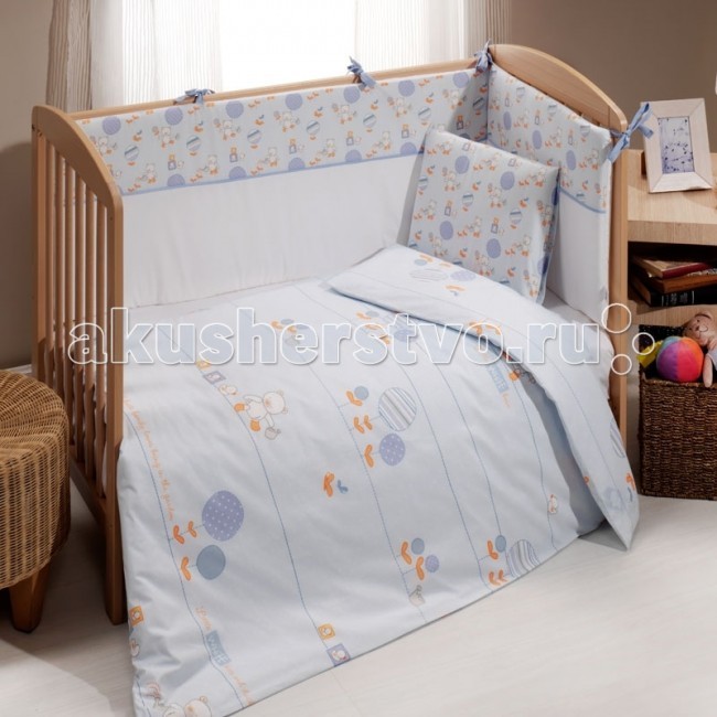 фото Комплект в кроватку funnababy little bear 120x60 (5 предметов)