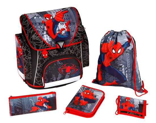 Scooli Портфель с наполнением Spider Man (5 предметов)