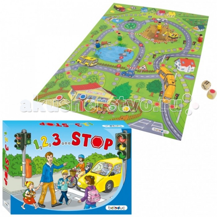 Развивающие игрушки Beleduc 1,2,3 ... СТОП развивающие игры
