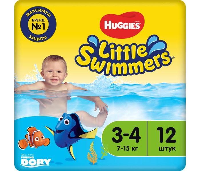 Подгузники-трусики Huggies Трусики-подгузники для плавания 3-4 (7-15 кг) 12 шт. карманные подгузники для ткани с размерами вставки один подгузники водонепроницаемые моющиеся подгузники для младенцев 3 15 кг