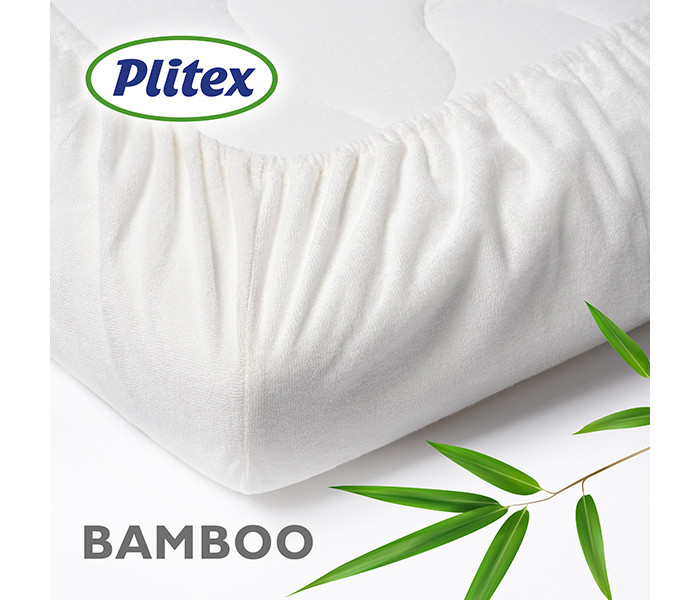 Купить Наматрасники, Plitex Наматрасник непромокаемый Bamboo Waterproof Lux 120х60 см