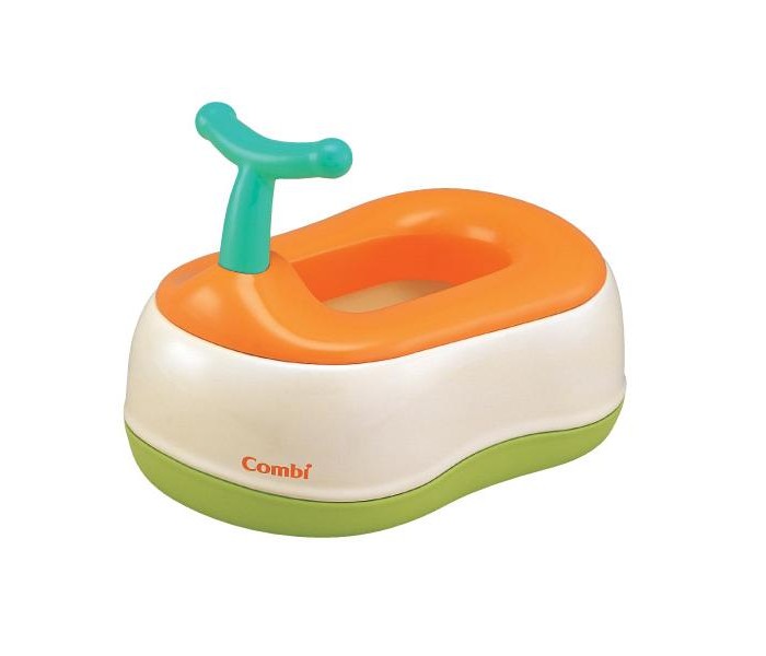 Горшок Combi трансформер Toilet Trainnerтрансформер Toilet Trainner Горшок Combi трансформер Toilet Trainnerтрансформер Toilet TrainnerГлавным отличием и достоинством горшка Японской фирмы Combi является то, что его можно использовать на протяжении длительного периода, за счет последовательной трансформации горшка в крышку-адаптер на туалет для взрослых и очень удобную и необходимую подставку для ног. Трансформация горшка в адаптер для взрослого унитаза происходит путем снятия с него сиденья и установки специальной крышки входящий в комплект. Для удобства и комфорта маленького непоседы во время столь ответственного мероприятия, на крышку одевается чехольчик из очень мягкого и комфортного синтетического велюра, который легко снимается и стирается. Характеристики: горшок выполнен из прочной, очень красивой полированной пластмассы крышка, выполняющая роль подставки для ног - из специального не скользящего покрытия подходит как девочкам так и мальчикам за счет сужающего верхнюю часть горшка адаптера осуществляется защита от брызг ручка поможет малышу самостоятельно садиться и вставать с горшка, по мере роста малыша ручку можно отсоединить горшок используется: - с 6 месяцев как обычный горшок - с 18 месяцев как адаптер для унитаза и подставку для ног - с 24 месяцев как адаптер для унитаза и подставку или только как подставку<br>
