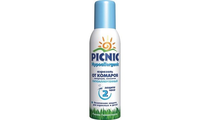 Средства от насекомых Picnic Hypoallergenic Аэрозоль от комаров 125 мл средства от насекомых