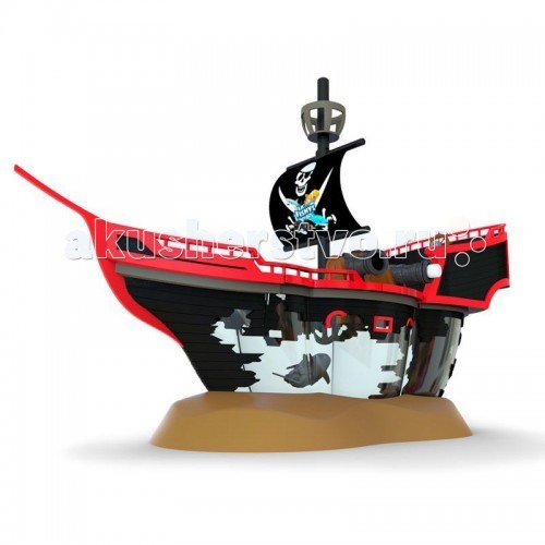 Интерактивная игрушка Море чудес Пиратский корабль с рыбкой-акробатом