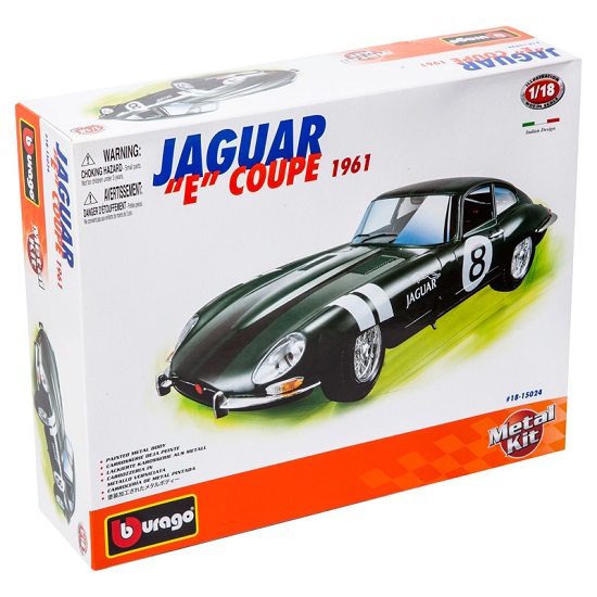 Bburago Машина для сборки Jaguar E Coupe (1961)Машина для сборки Jaguar E Coupe (1961) Bburago Машина для сборки Jaguar E Coupe (1961)Машина для сборки Jaguar E Coupe (1961)Машина Bburago Сборка в ассортименте – это копия настоящего автомобиля с полной детализацией всех частей, 1:18 Игрушка выполнена из высококачественного металла и пластика. Детали и края аккуратно обработаны. Коллекционные машинки Бураго развивают у ребенка развивают координацию движений и меткость, пространственное и образное мышление, воображение, мелкую моторику. С мини-модельками автомобилей Bburago игра станет настолько увлекательной, что оторваться будет невозможно! Компания Bburago – мировой лидер в производстве коллекционных моделей автомобилей. Более 30 лет профессиональные дизайнеры Bburago разрабатывают точные копии современных машин и ретро машин известных марок. С автомобилями Bburago можно не только играть, но и сделать их частью своей коллекции!<br>