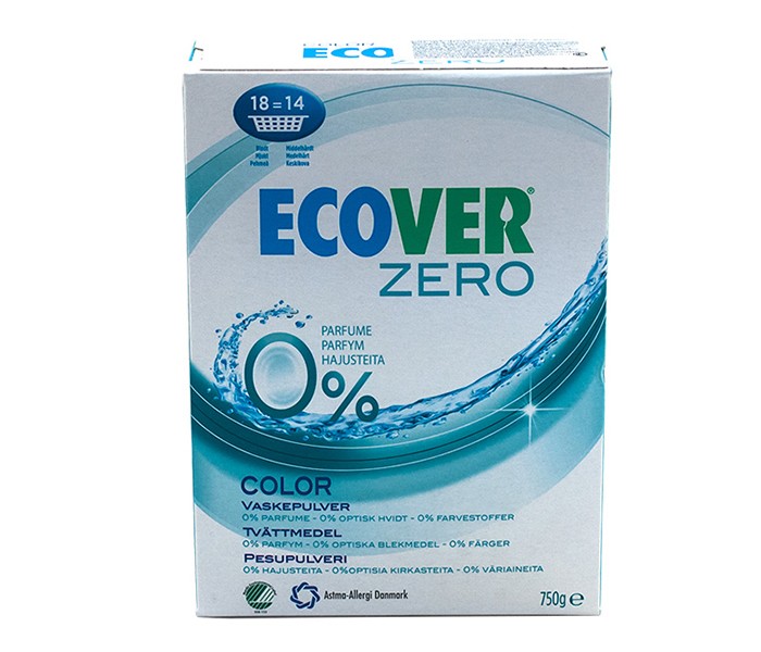 Ecover Экологический стиральный порошок цветной Zero 750 г