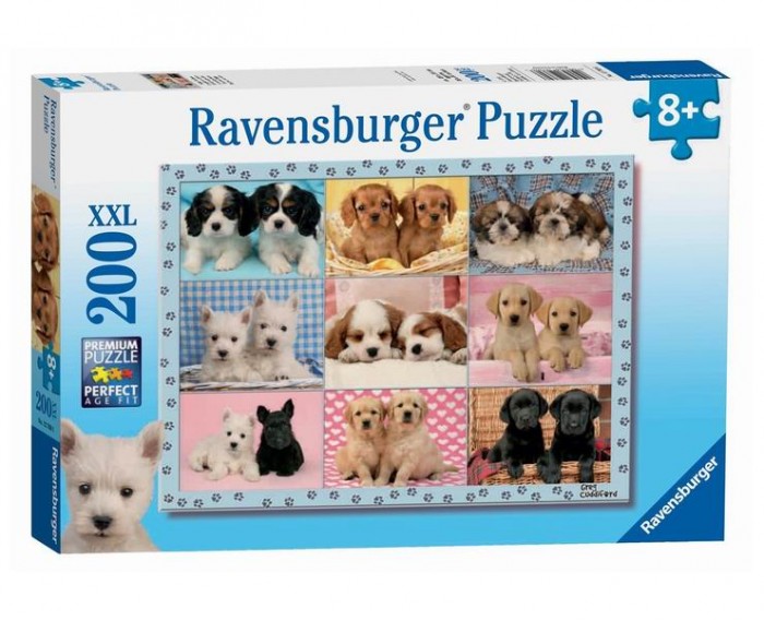 

Ravensburger Пазл Прелестные щенки 200 элементов, Пазл Прелестные щенки 200 элементов