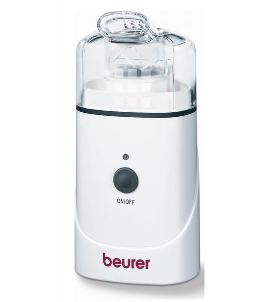 Beurer Ультразвуковой ингалятор IH30Ультразвуковой ингалятор IH30 Beurer Ультразвуковой ингалятор IH30Ультразвуковой ингалятор IH30Ультразвуковой ингалятор Beurer IH30 предназначен для ингаляции верхних и нижних дыхательных путей. Cтанет незаменимым помощником при простуде, астме или других подобных заболеваниях. Среди особенностей модели можно отметить автоматическое отключение, высокую эффективность, наличие сменного резервуара для заполнения, а также простоту обращения и безопасность применения. Технические данные: Размеры - 65 x 50 x 140 мм Работа от сети и аккумуляторов Мощность - 10 Вт Производительность распыления (условия испытаний массовая концентрация в небулайзере - 25 ) > 0,4 мл/мин Средние размеры частичек в аэрозоли (условия испытаний массовая концентрация в небулайзере 25 Средние размеры частичек во всех приборах составляем менее 6 мкм 5,15 микролитр Комплектация: Ингалятор Beurer IH30 Маска для взрослых Детская маска Сумка для хранения Инструкция Основные преимущества: Ультразвуковая технология Маска для взрослых + детская маска Съемный резервуар для медикаментов Возможно использование лекарственных масел Контрольная лампа Автоматическое отключение через 10 минут Дезинфицируемый Производитель:Beurer GmbH , Германия<br>