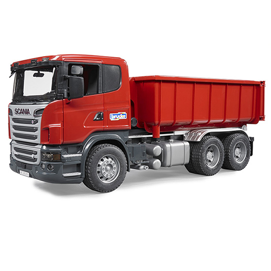 Bruder Самосвал-контейнеровоз ScaniaСамосвал-контейнеровоз Scania Bruder Самосвал-контейнеровоз ScaniaСамосвал-контейнеровоз ScaniaСамосвал-контейнеровоз Bruder Scania изготовлен в масштабе 1 к 16<br>